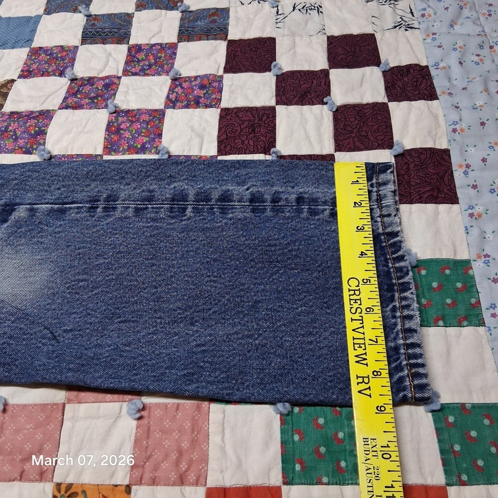 Levi's Men's Bootcut Jeans Blue - Picture 11 of 12